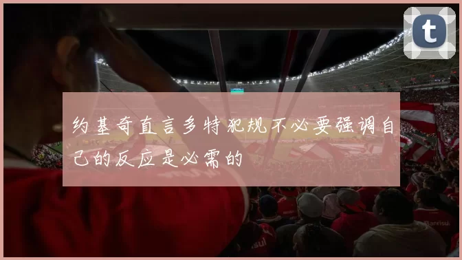 约基奇直言多特犯规不必要强调自己的反应是必需的